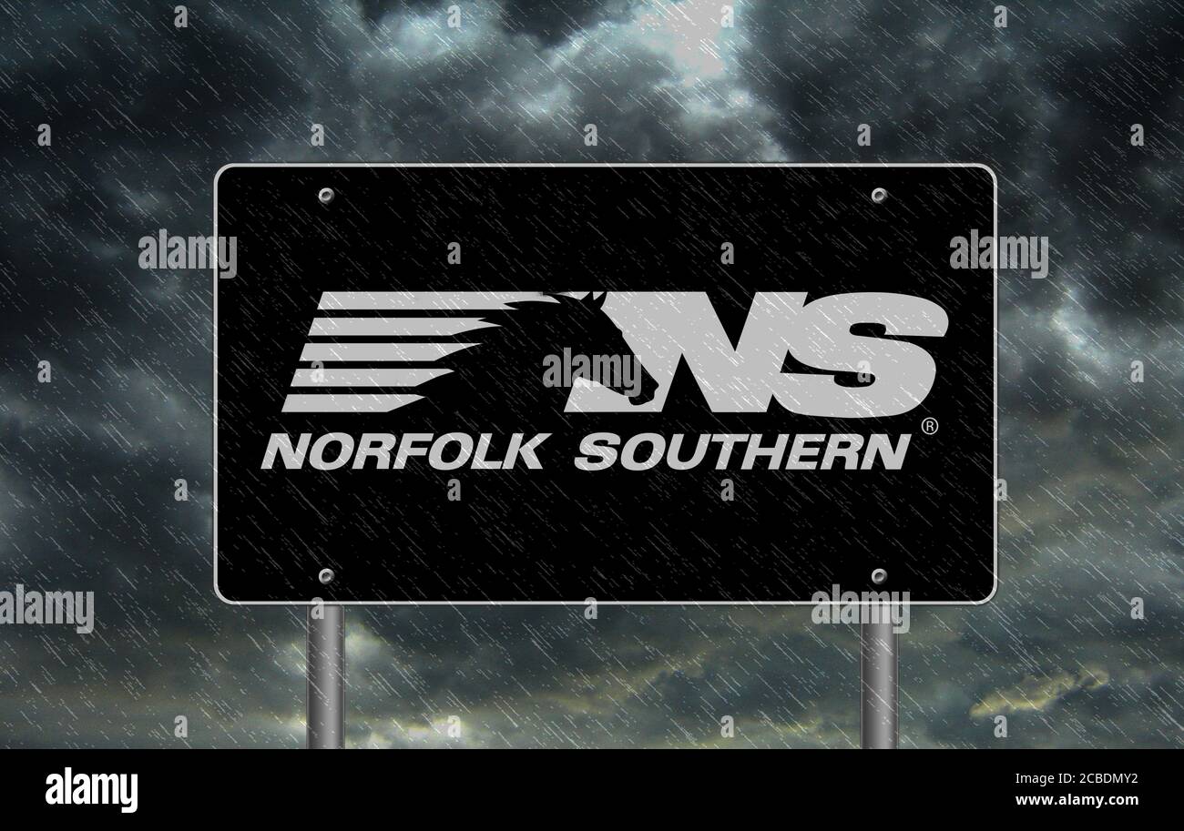 Norfolk Southern Railway Stock Photo Alamy