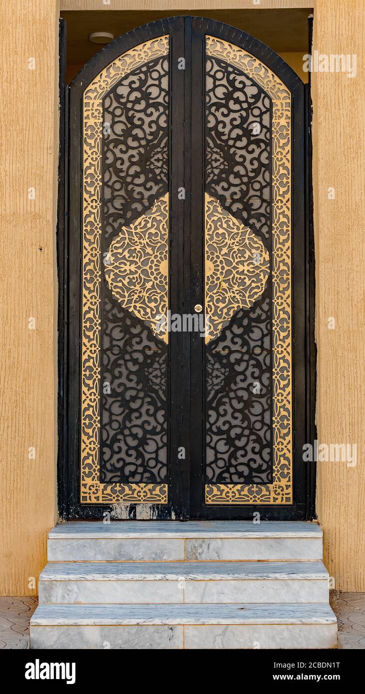 Saudi Arabian doors Stock Photo Alamy
