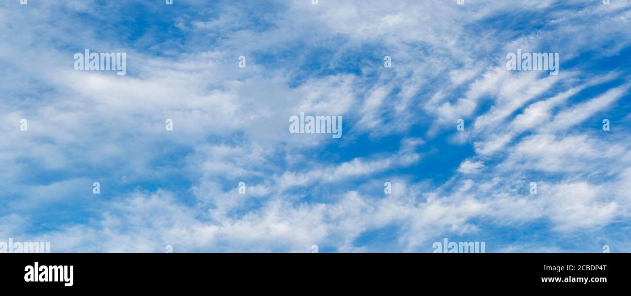 Beautiful cloud sky with white clouds Stock Photo