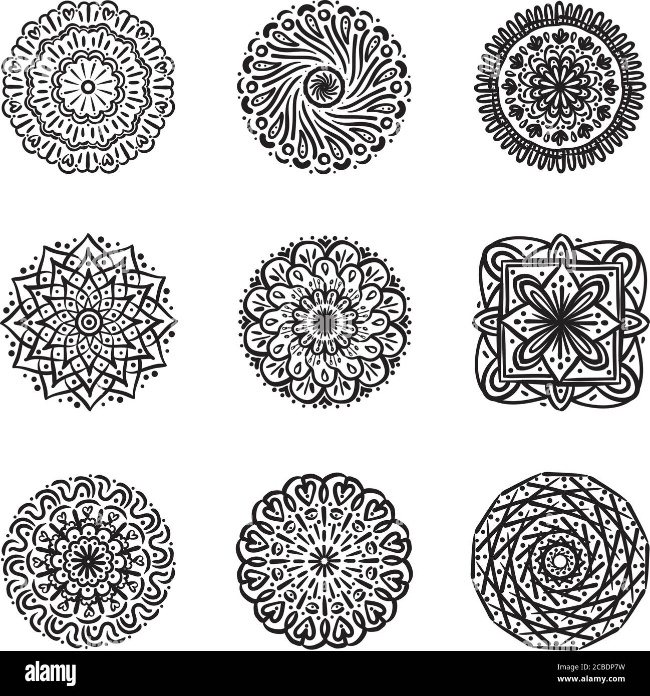 Mandala bundle vector vectors hi-res stock photography and images - Alamy