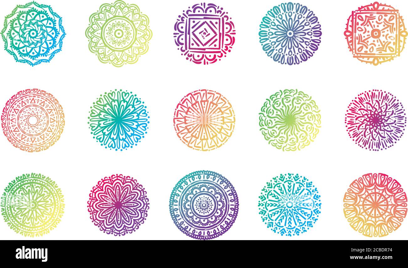 Mandala bundle vector vectors hi-res stock photography and images - Alamy