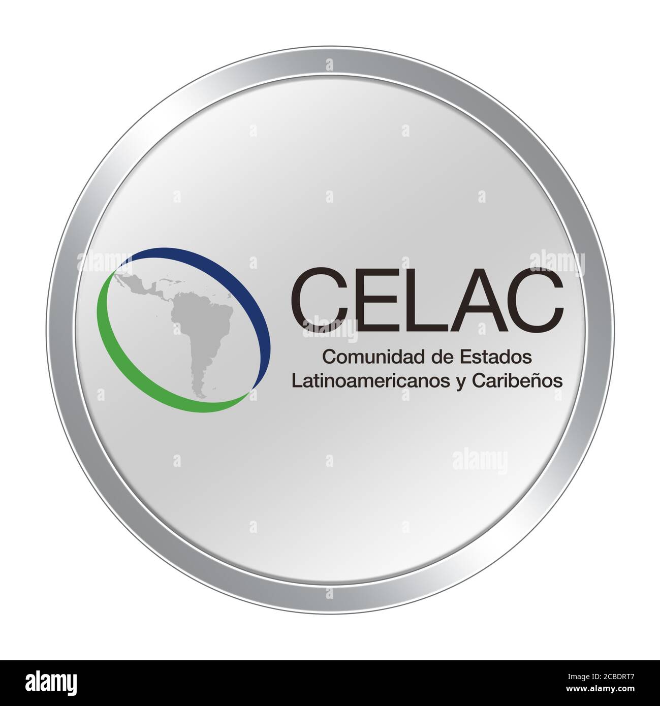 Community of Latin American and Caribbean States CELAC logo symbol Stock Photo