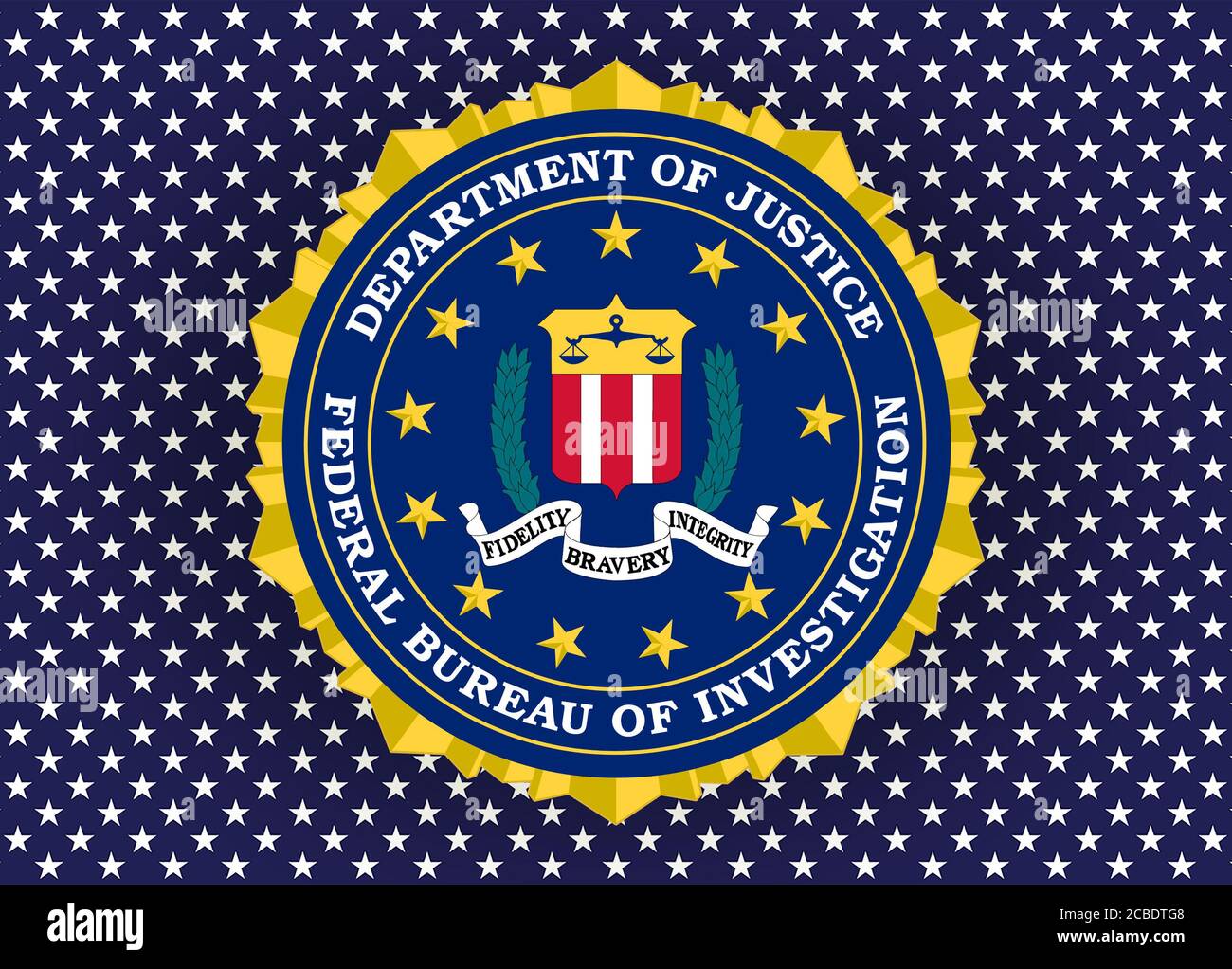 Federal Bureau of Investigation FBI Stock Photo
