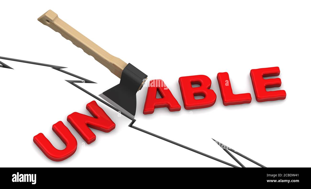 Unable is becoming able The concept of changing the conclusion The ax