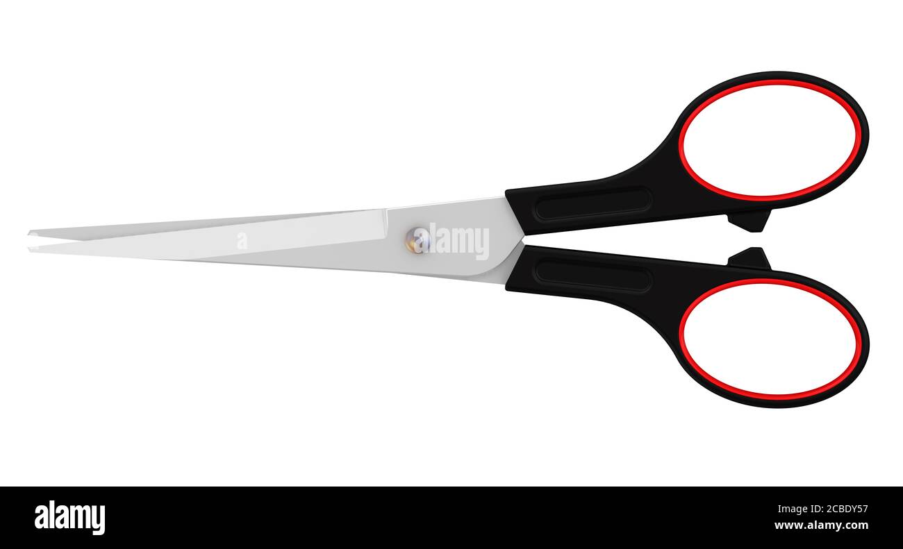 Stationery scissors. Office scissors isolated on white background Stock Photo Alamy