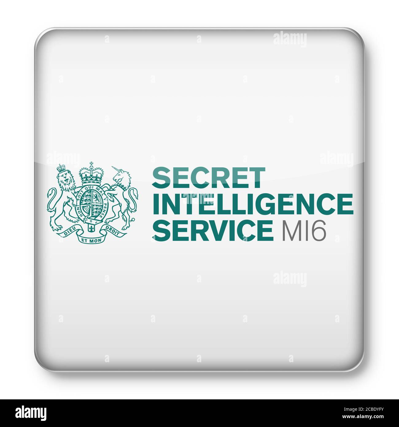 Secret Intelligence Service MI6 SIS logo icon Stock Photo