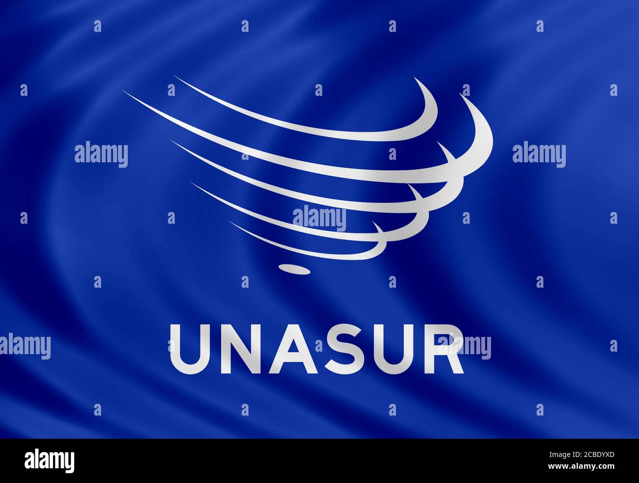 Union of South American Nations UNASUR USAN flag Stock Photo