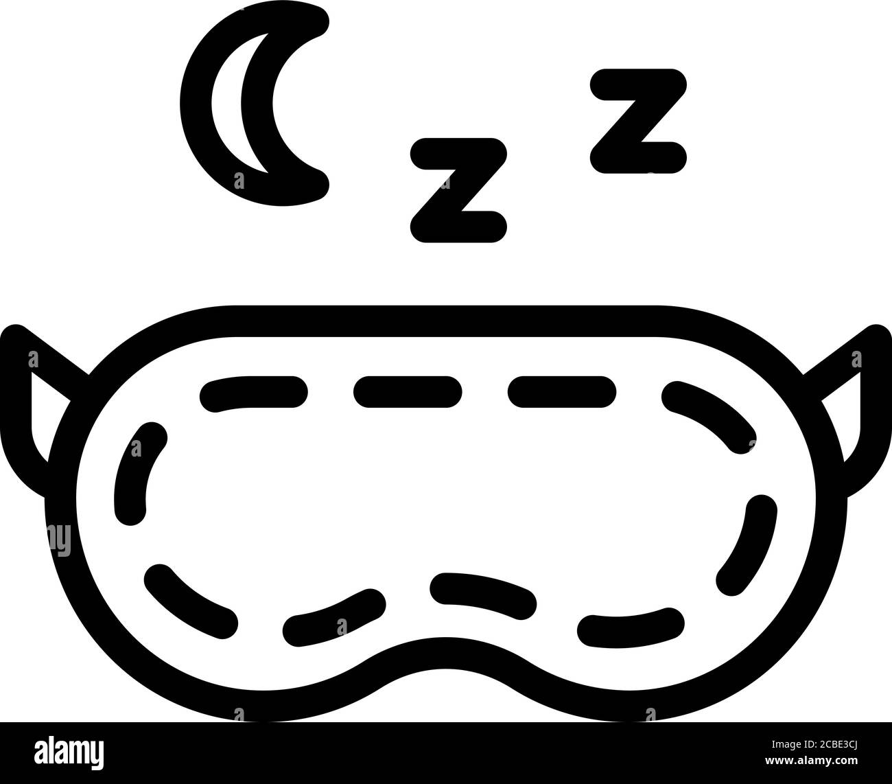 Bedroom sleeping mask icon, outline style Stock Vector Image & Art Alamy
