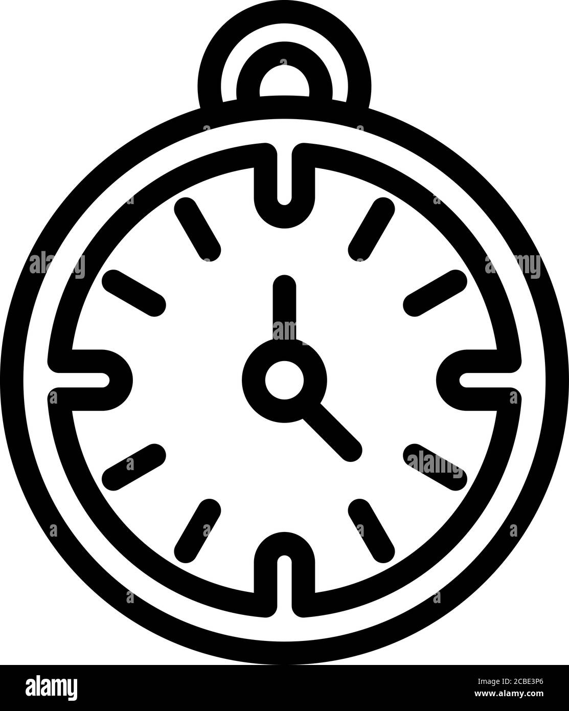 Bedroom wall clock icon, outline style Stock Vector Image & Art - Alamy