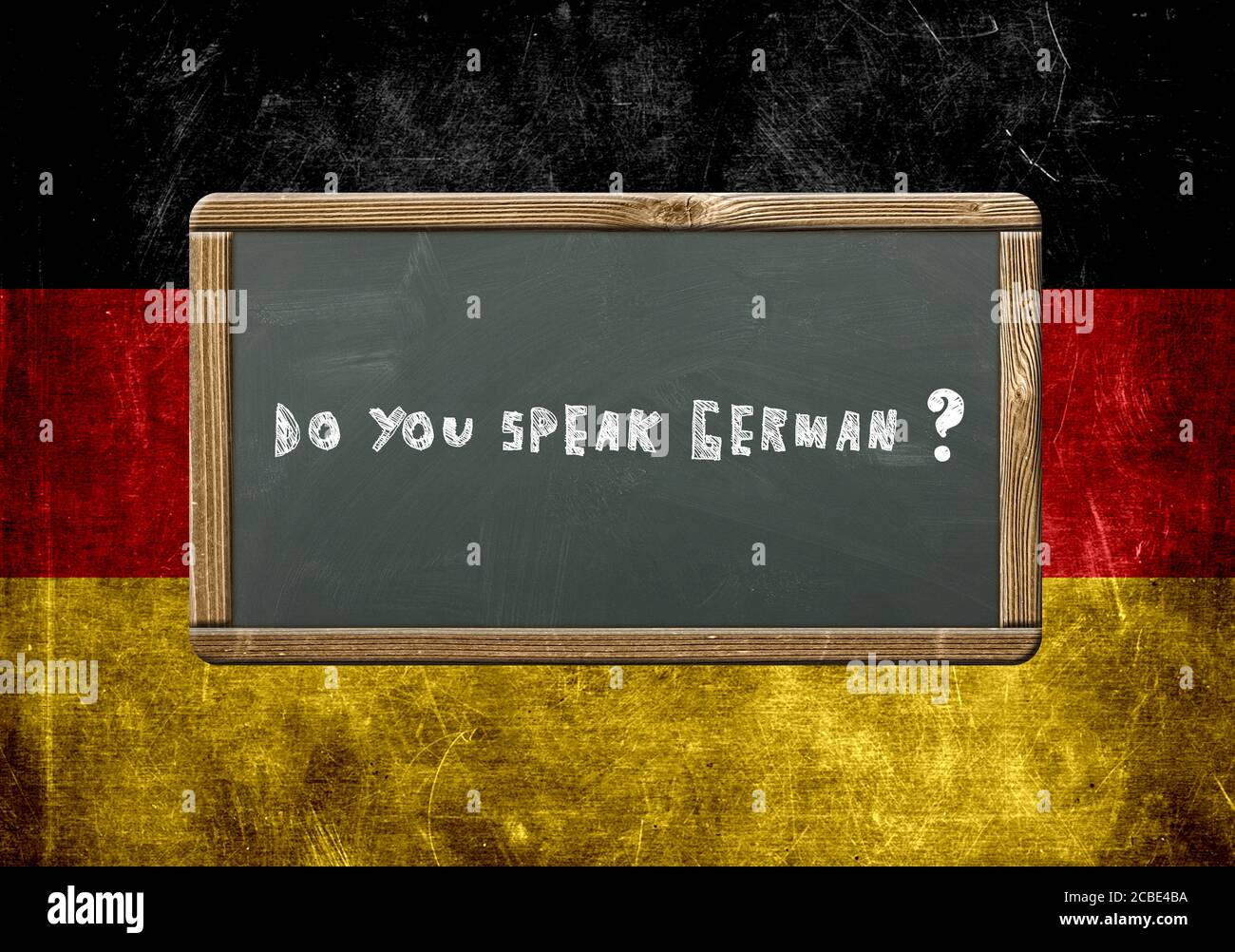 Do you speak german Stock Photo