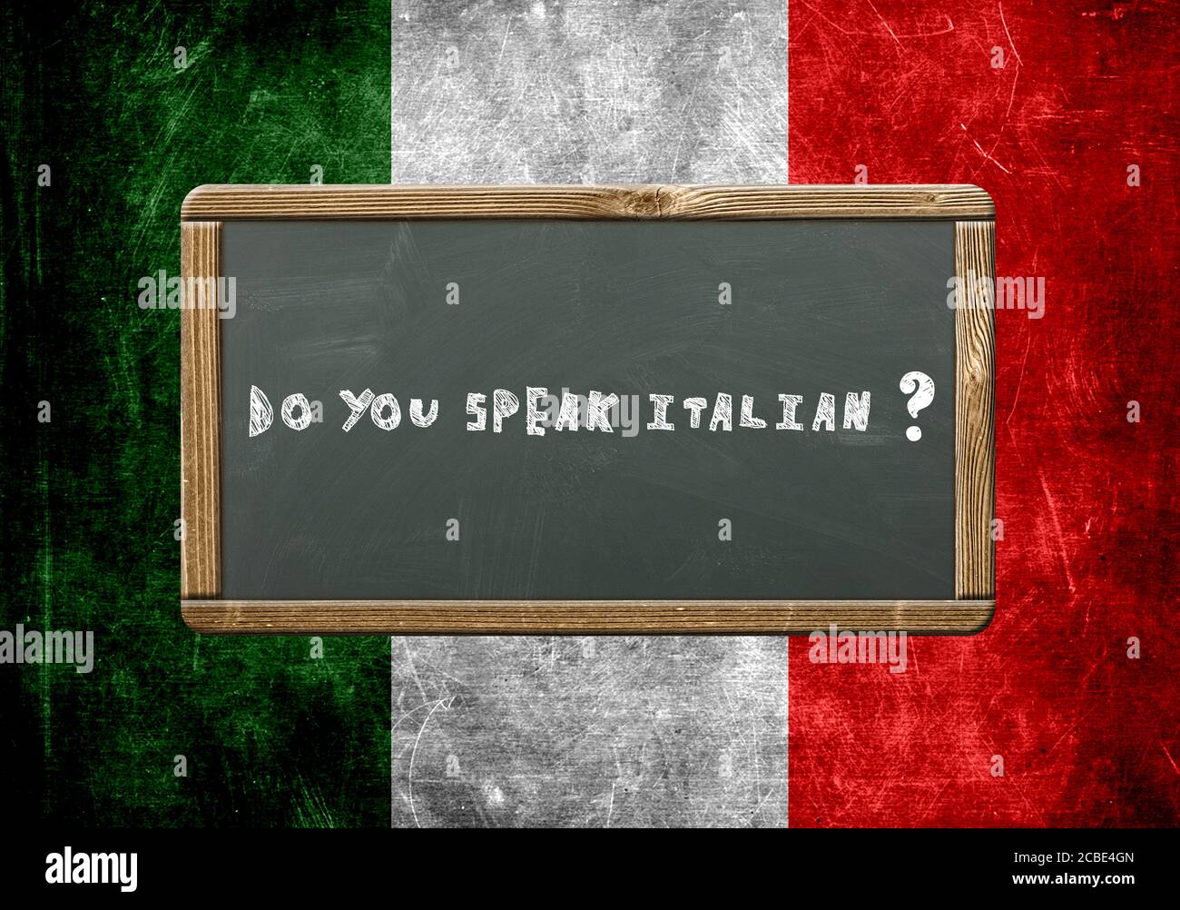 Do you speak italian Stock Photo