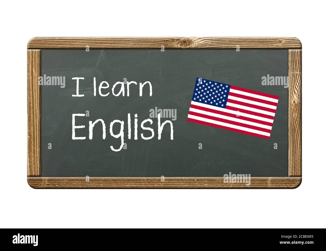 I learn American English Stock Photo