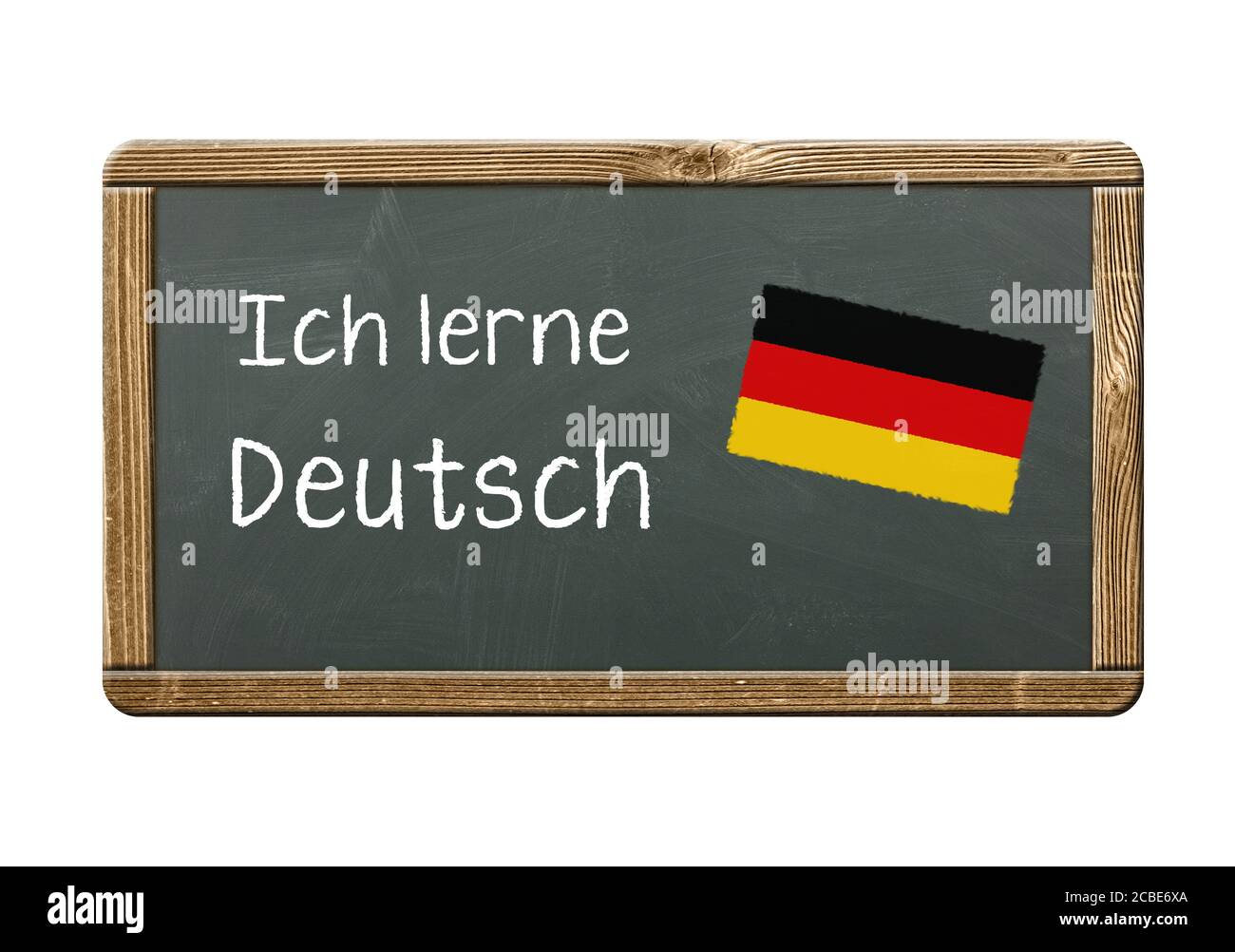 I learn German Stock Photo