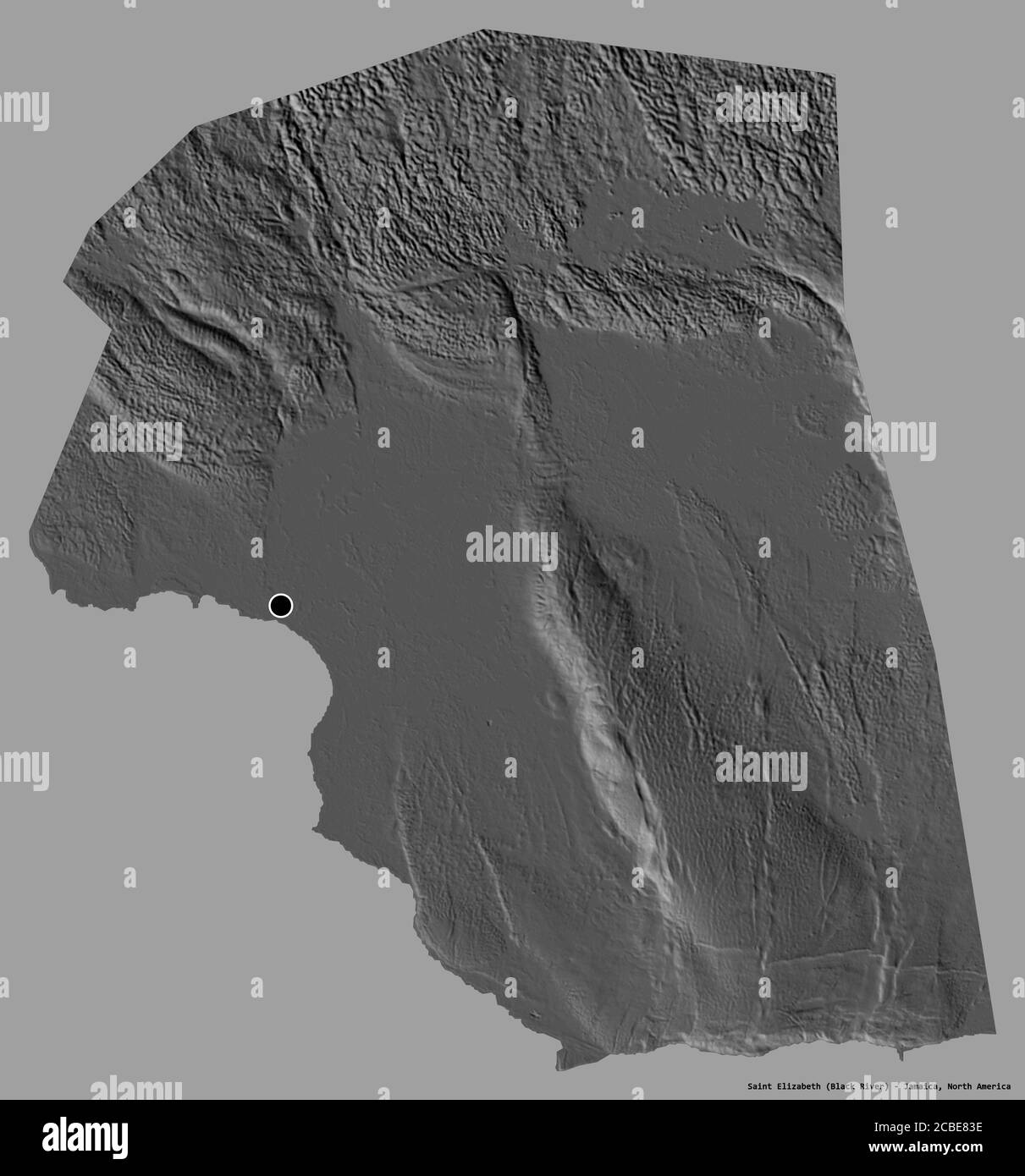 Black River Jamaica Map Black River Jamaica Black And White Stock Photos & Images - Alamy