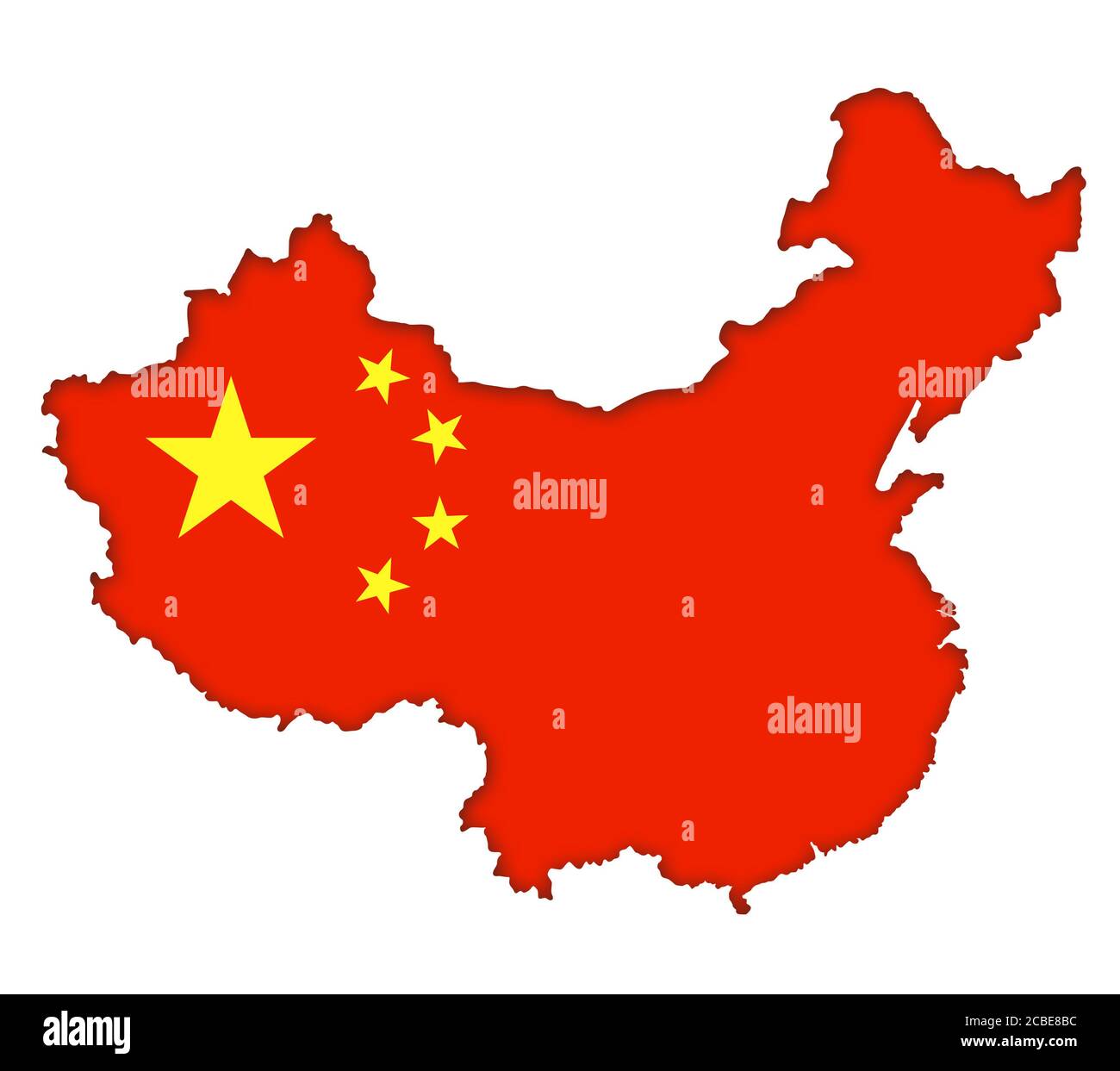 flag of china Stock Photo