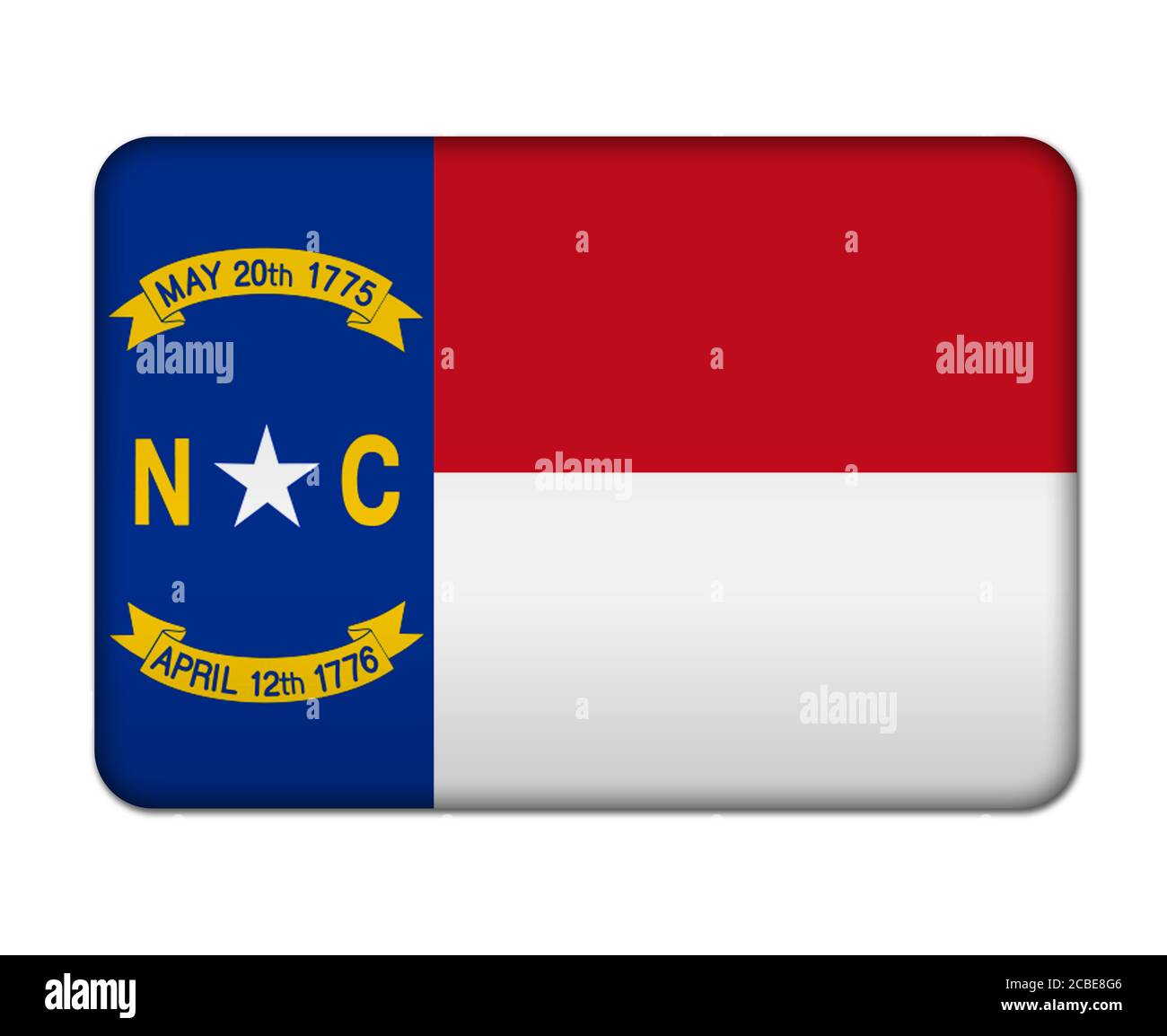 North Carolina flag Stock Photo Alamy