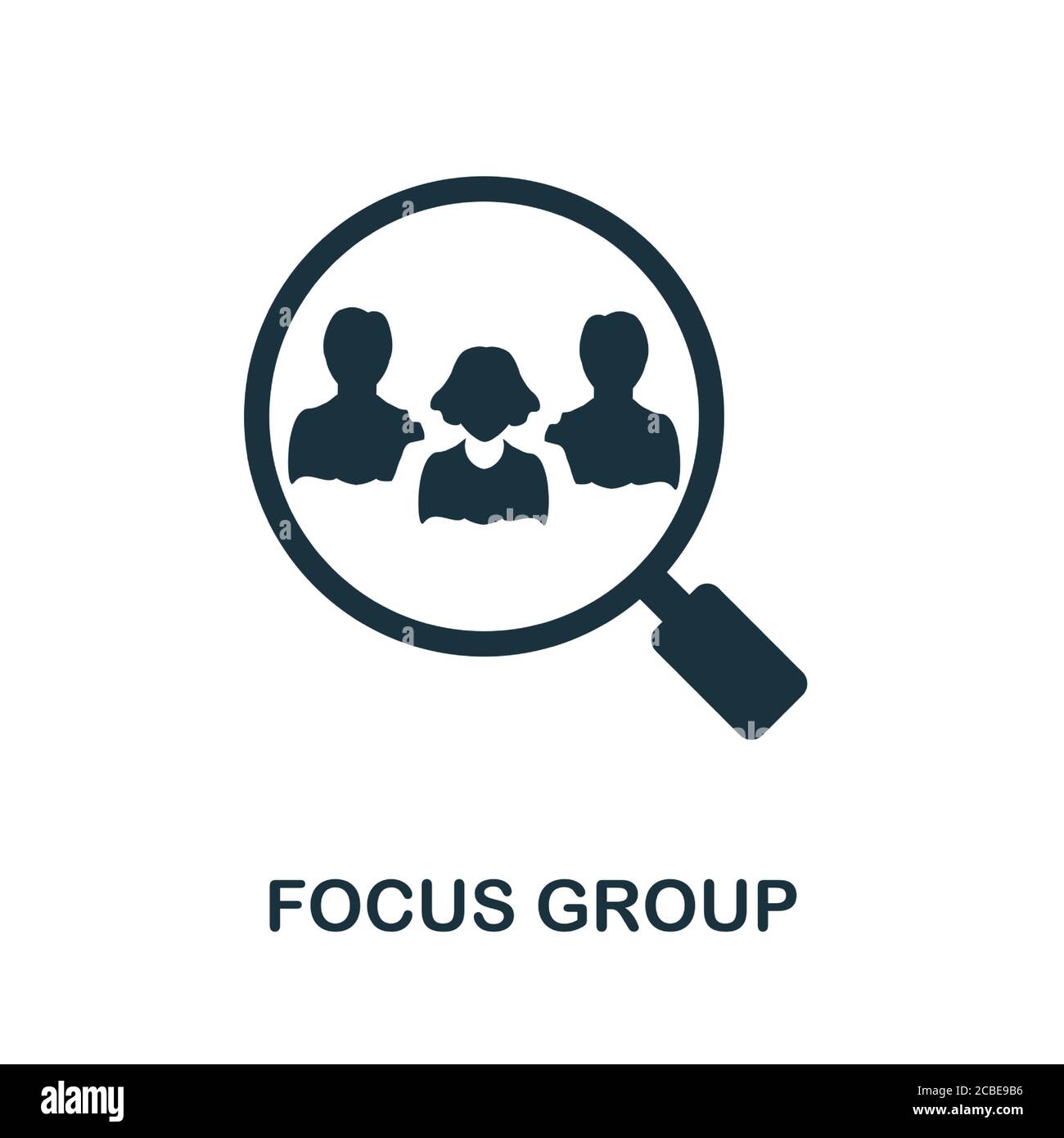 Focus Group icon. Simple element from team building collection ...