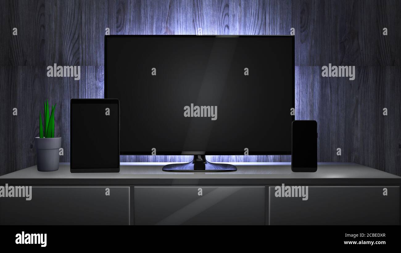 Mobile tv computer hi-res stock photography and images - Alamy