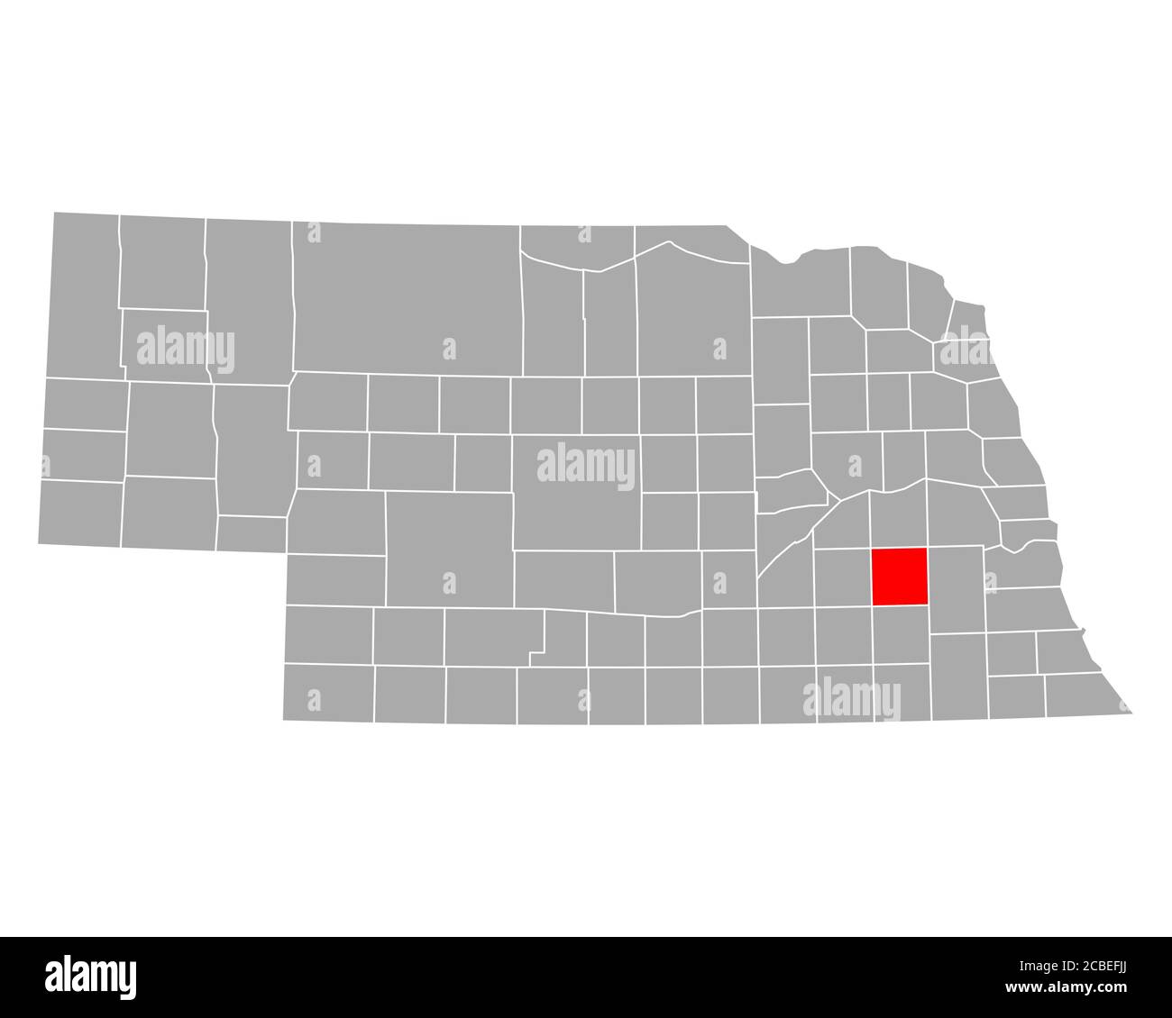 Map of seward nebraska hi-res stock photography and images - Alamy