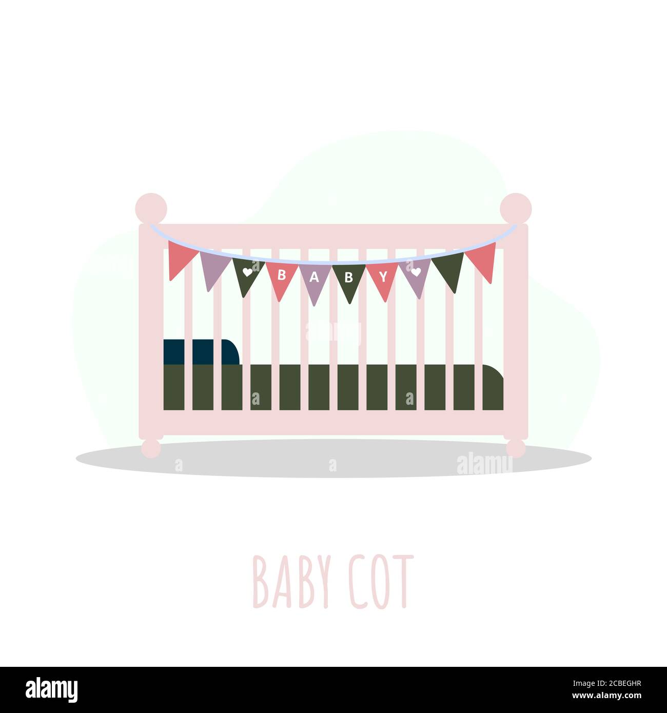 simple baby cot