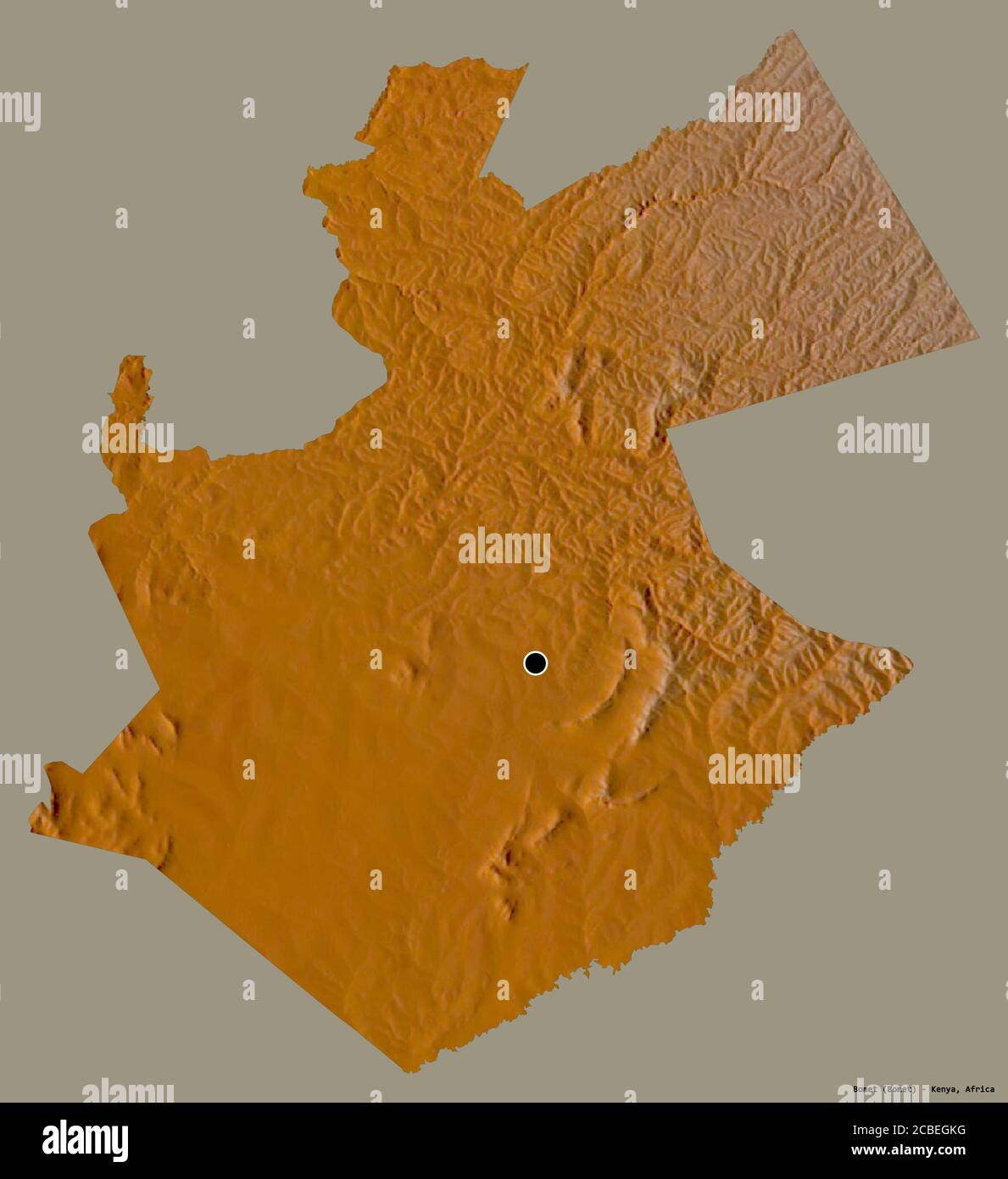 Map Of Bomet County Shape Of Bomet, County Of Kenya, With Its Capital Isolated On A Solid Color  Background. Topographic Relief Map. 3D Rendering Stock Photo - Alamy