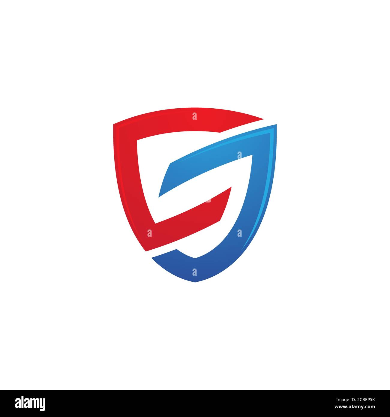 S Letter shield vector illustration design template Stock Vector Image ...