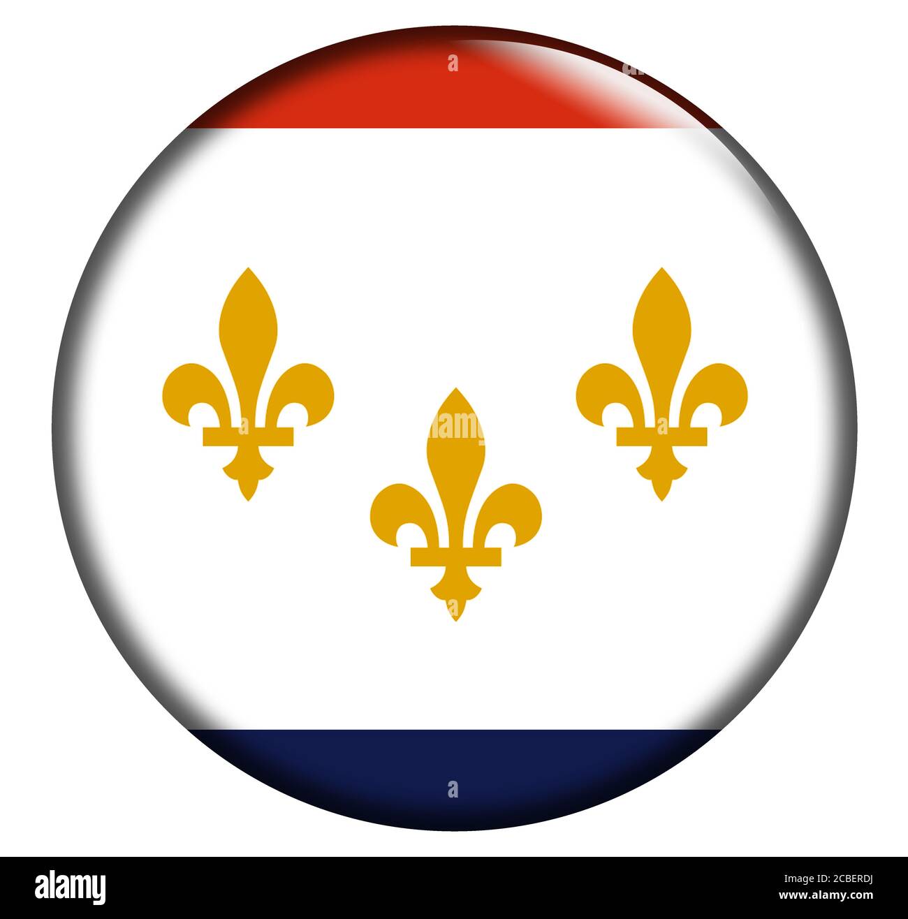 New Orleans flag Stock Photo Alamy