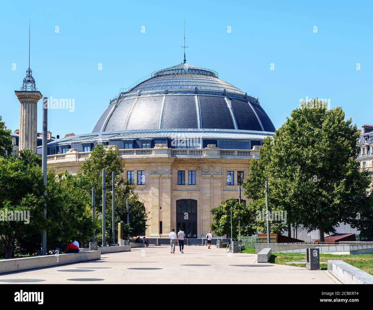 Paris Commodities Exchange building in the Halles district - France Stock Photo