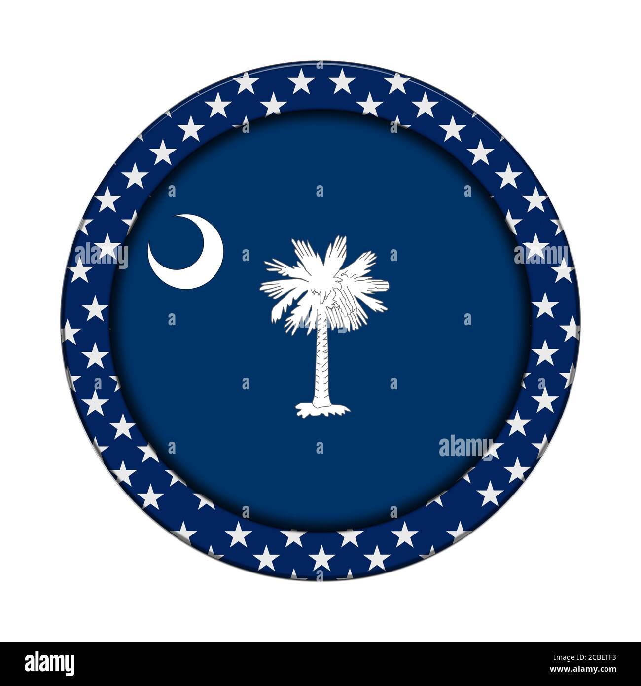 South Carolina flag Stock Photo