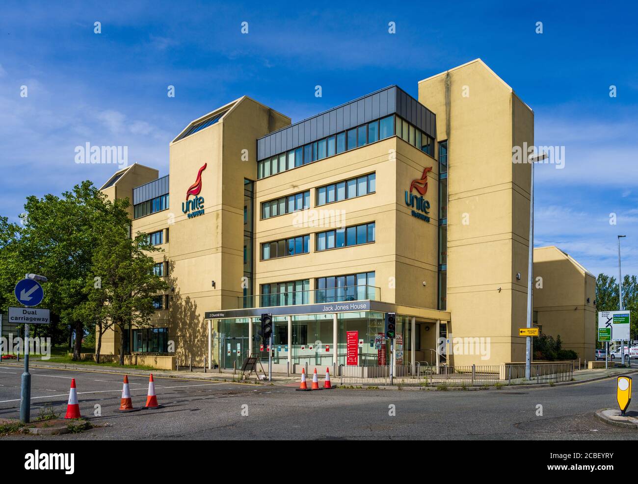 Unite The Union Offices in Liverpool at Jack Jones House. Stock Photo