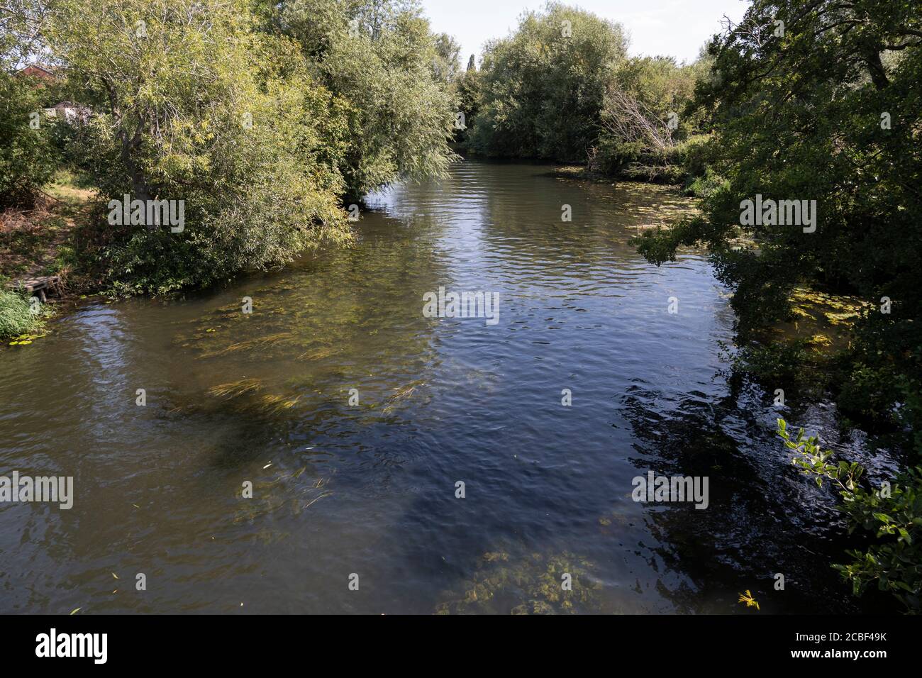 River Avon, Warwick, Warwickshire, UK Stock Photo