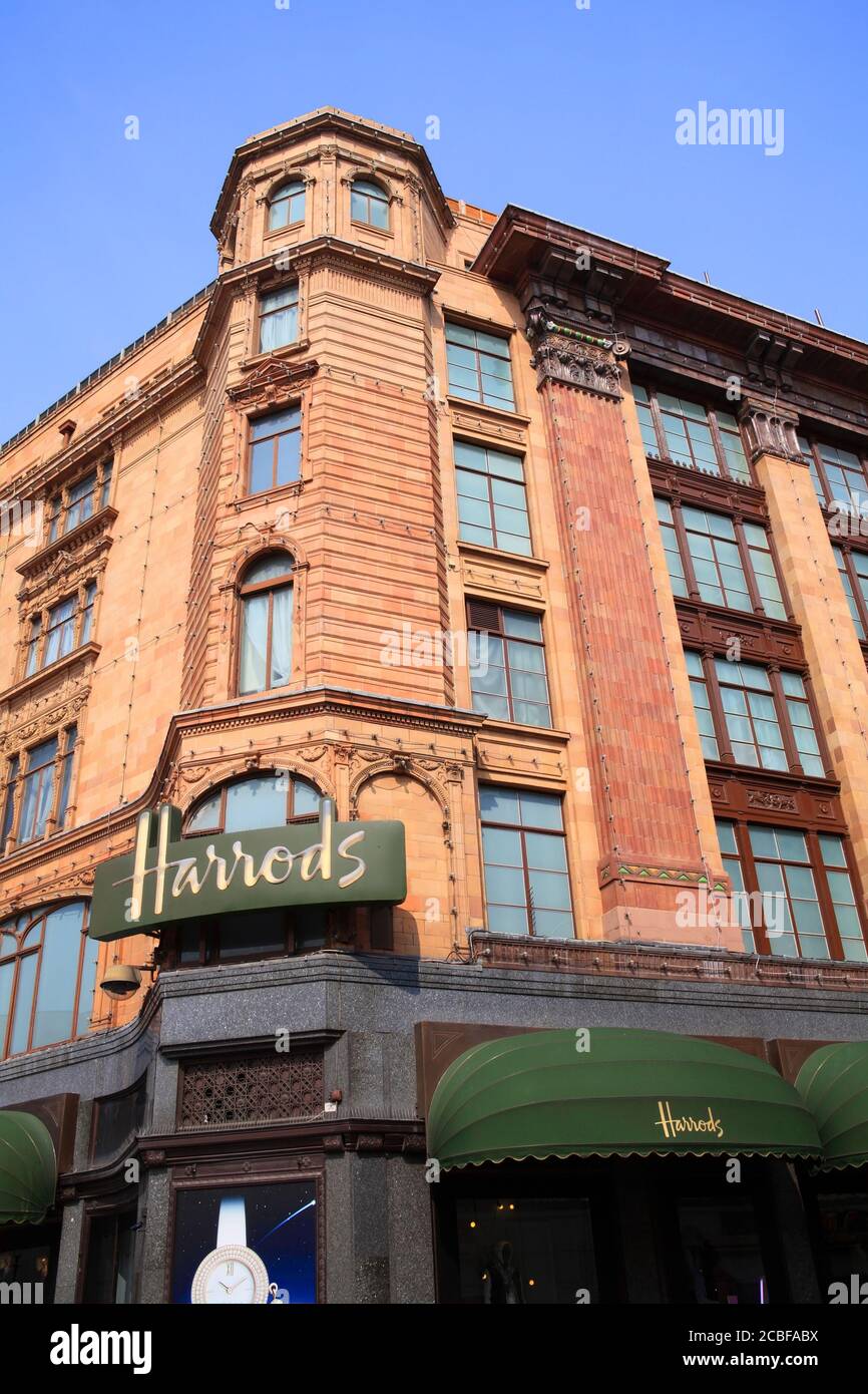 London, United Kingdom, Apr 24, 2011 Harrods department store in the