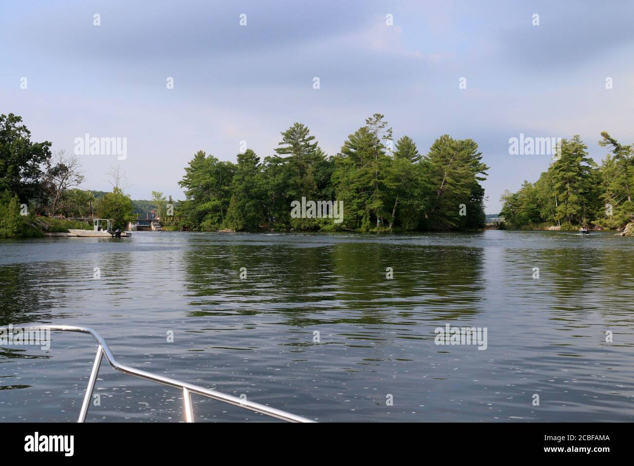 Boat trips on Buckhorn Lake, Ontario Stock Photo Alamy
