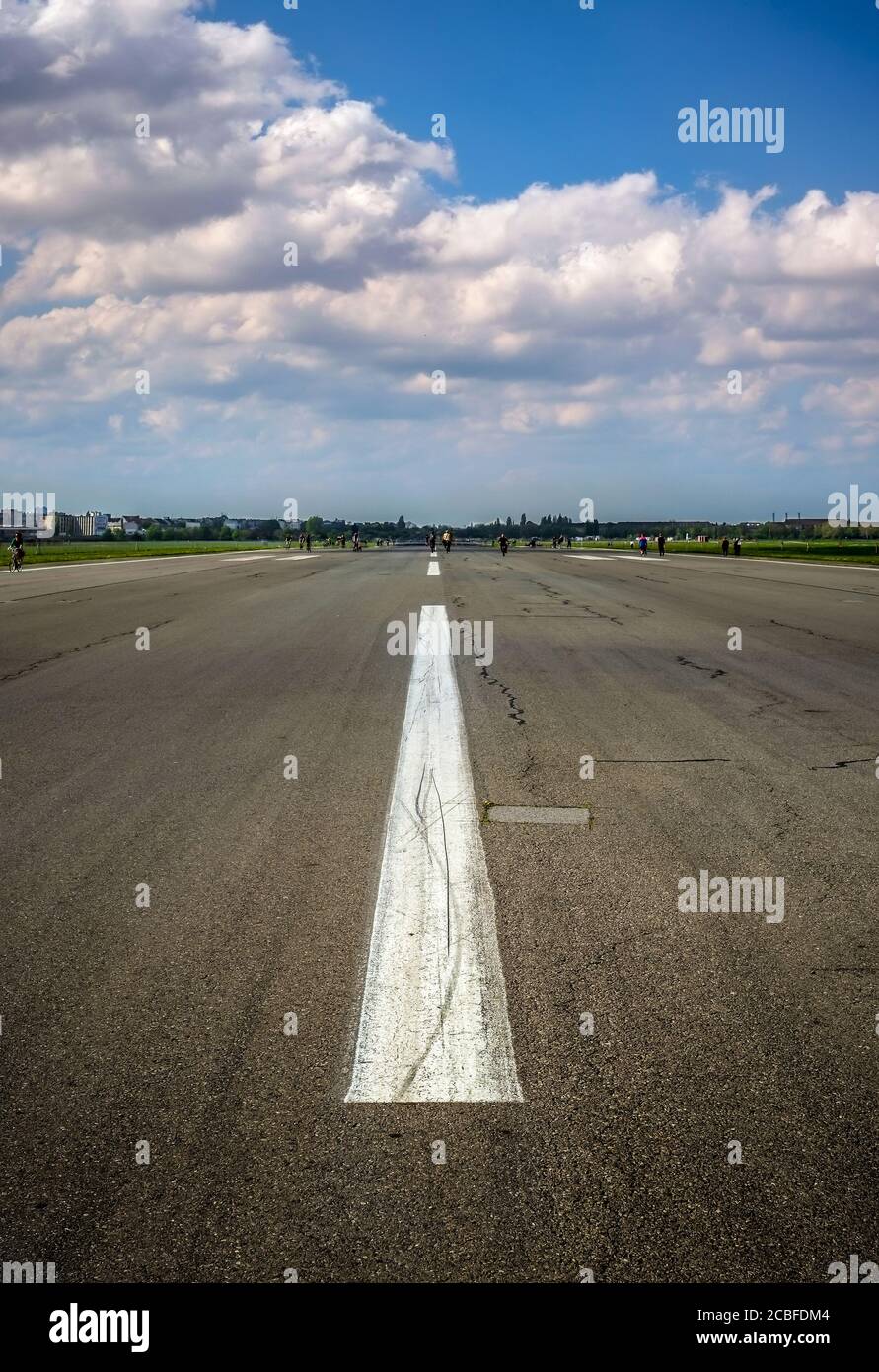 Airfield Tempelhof Berlin, Germany Stock Photo