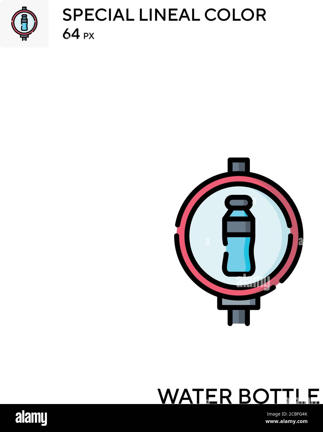 Water bottle Simple vector icon. Water bottle icons for your business ...