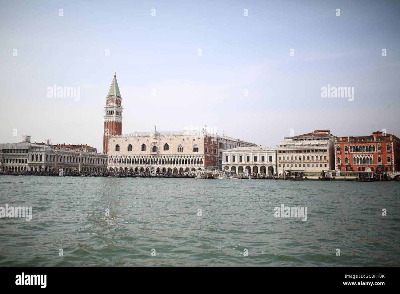 View Of St Mark's Basilica In Venice, Italy Stock Photo