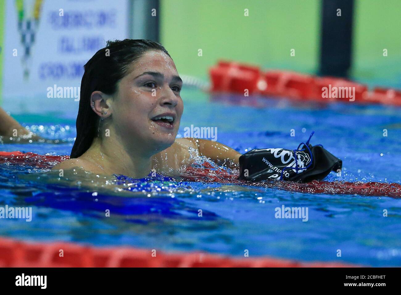 Benedetta Pilato After Winning The Women S 50m Breaststroke At The 57th Settecolli 2020 International Swimming Trophy At Foro Italico On August 13 2020 In Rome Italy Photo By Giuseppe Fama Pacific Press Sipa Usa
