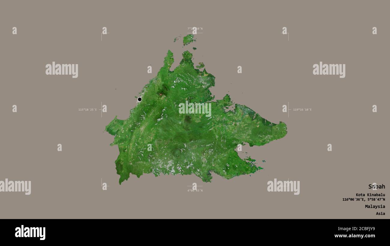 Sabah peta Sabah