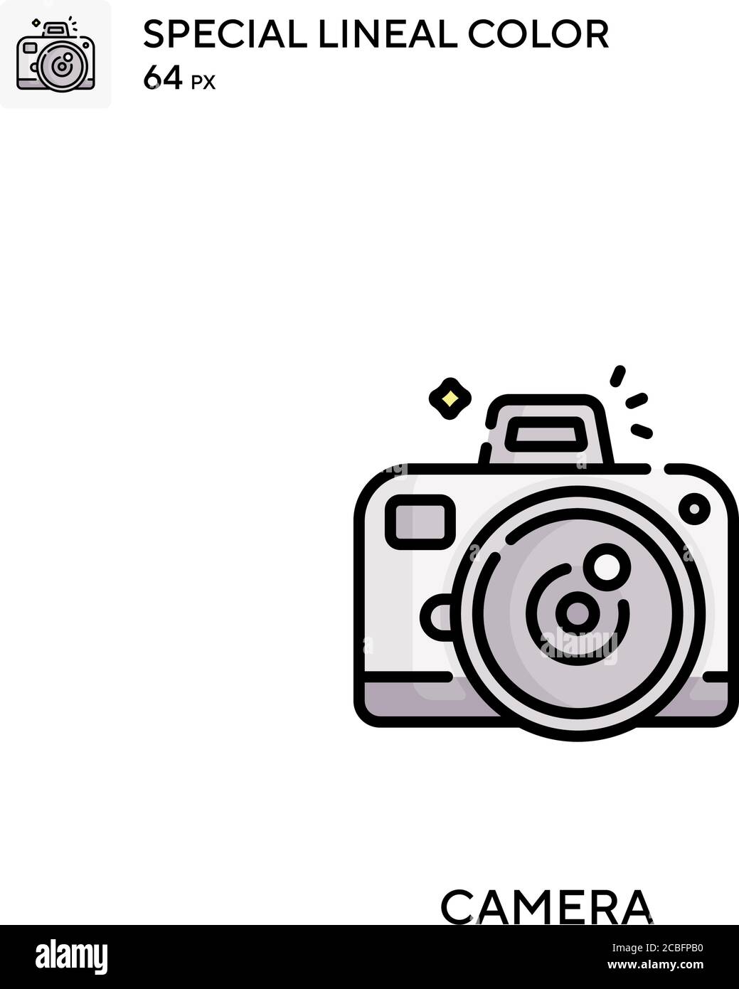 Camera Simple vector icon. Camera icons for your business project Stock ...