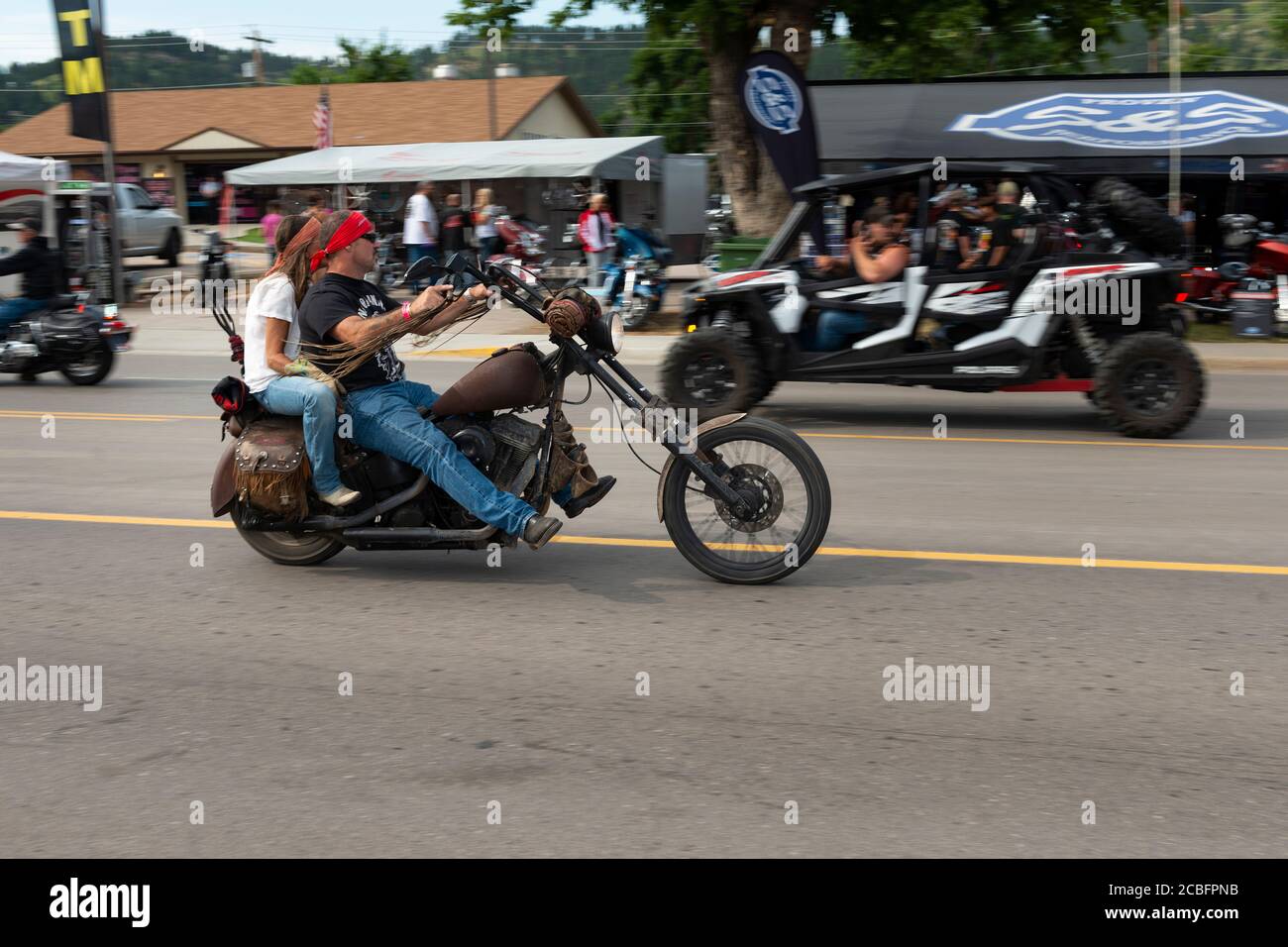 Man riding a chopper hi-res stock photography and images - Alamy