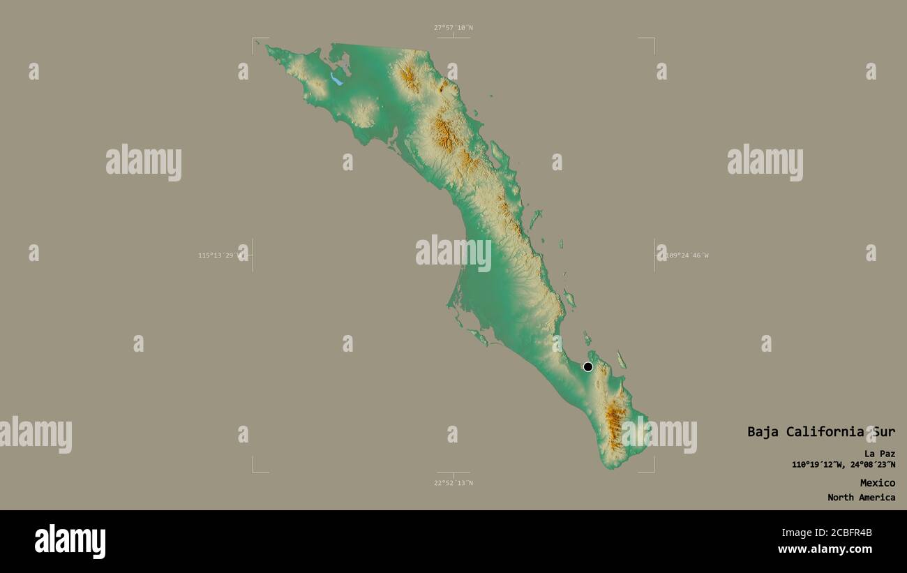 Map Of Baja California Sur
