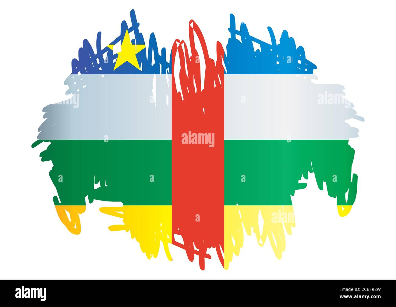 Flag of the Central African Republic, Central African Republic ...