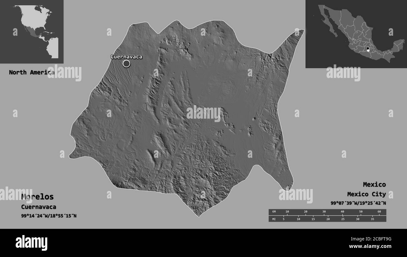 Map of cuernavaca mexico hires stock photography and images Alamy