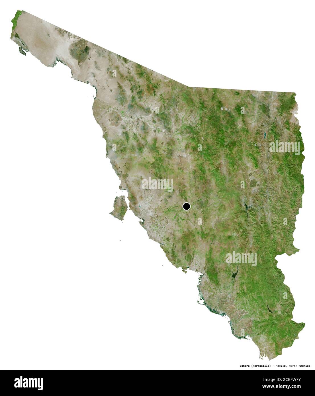 Sonora map Cut Out Stock Images & Pictures Alamy
