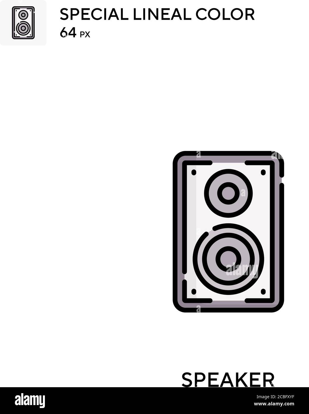 Speaker Simple vector icon. Speaker icons for your business project Stock Vector Image & Art Alamy