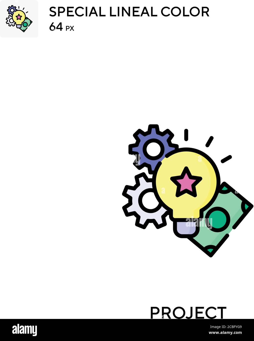 Project Simple vector icon. Project icons for your business project ...