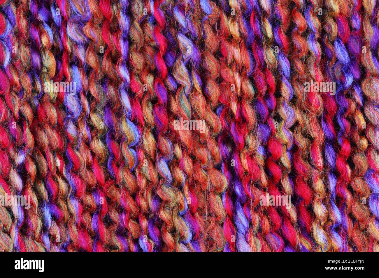 Multi colored wool yarn background texture Stock Photo - Alamy