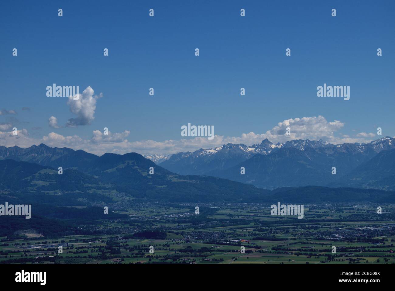 Mountain panorama in Appenzell in Switzerland Stock Photo - Alamy