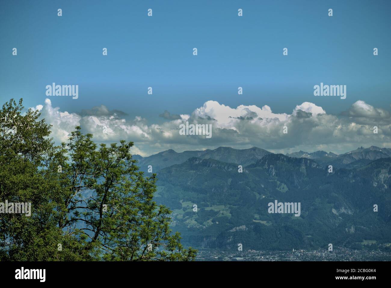 Mountain panorama in Appenzell in Switzerland Stock Photo - Alamy