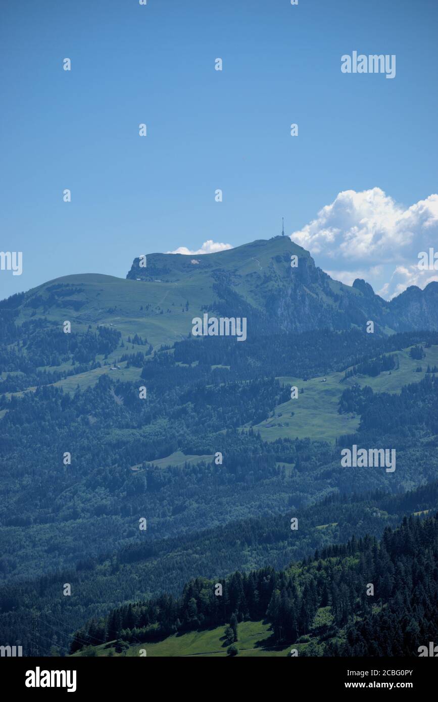Mountain panorama in Appenzell in Switzerland Stock Photo - Alamy